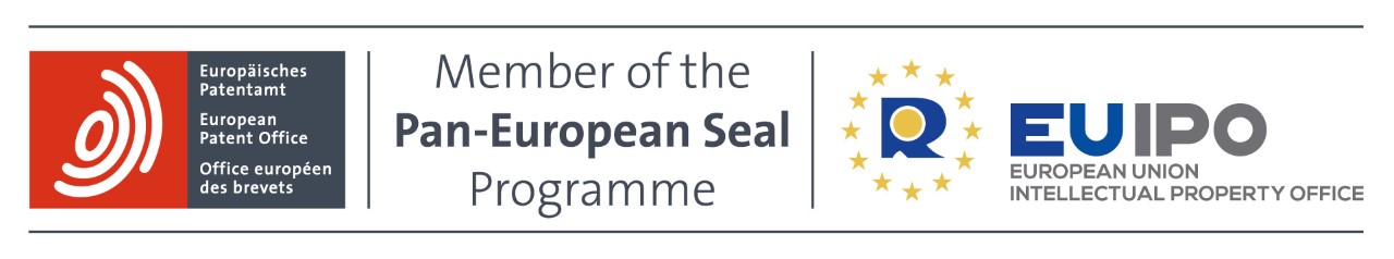 Logo European Patent Office, Pan-European Seal Programme, European Union Intellectual Property Office